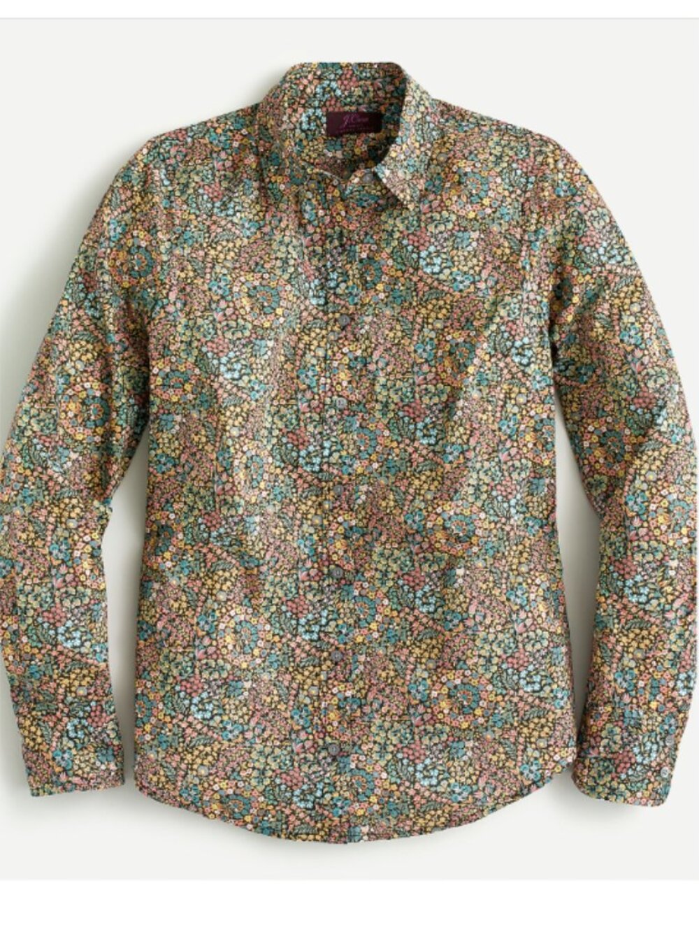 J. Crew Perfect Shirt Liberty Little Marquess Print‎ Floral Button Up Cotton 6